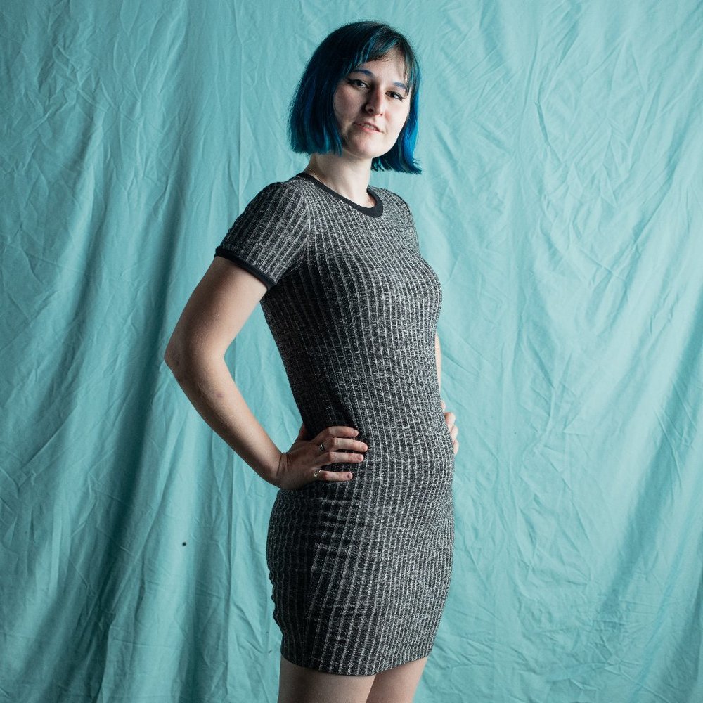FOREVER 21 | Slub Knit T-Shirt Bodycon Dress